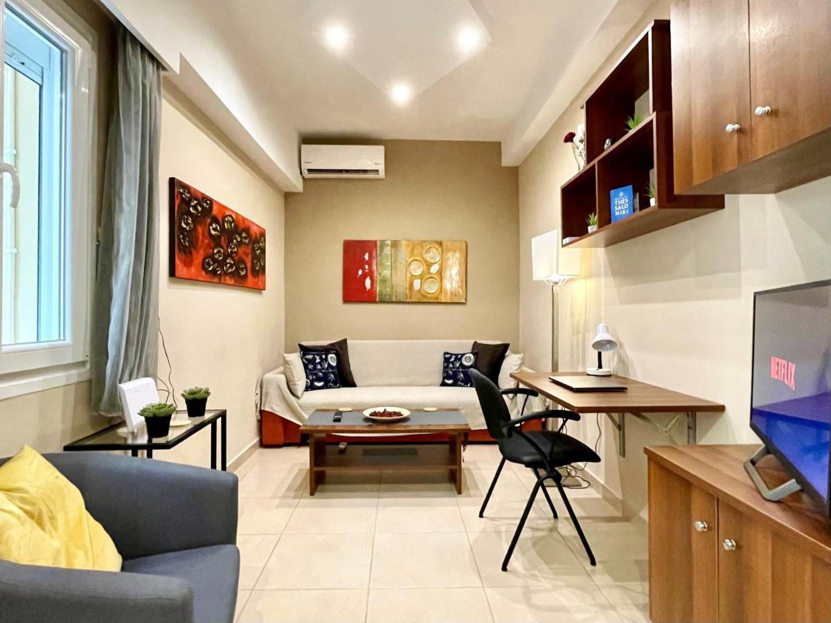 Elegant, Modern & Quiet Flat, Top Central Location Apartment Tesalonika Bagian luar foto